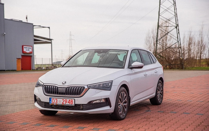 Skoda Scala cena 75900 przebieg: 50000, rok produkcji 2021 z Głogów małe 154